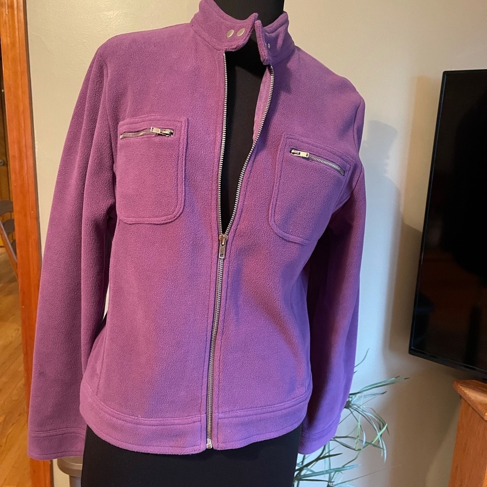 Barrage thick fleece jacket Sz L beautiful lavender